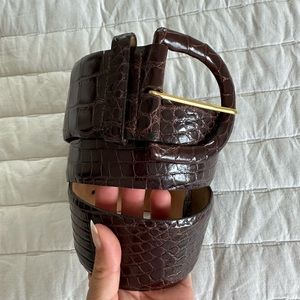 W Kleinberg - Wide alligator belt